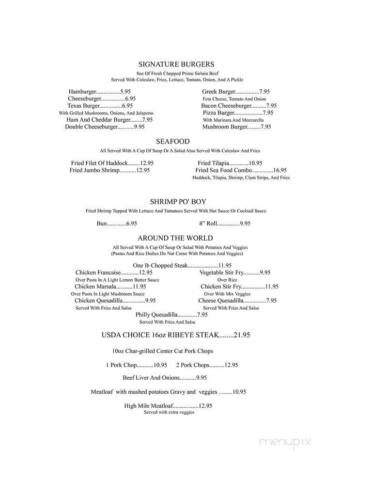 Barnesville Cafe - Barnesville, GA menu_pic