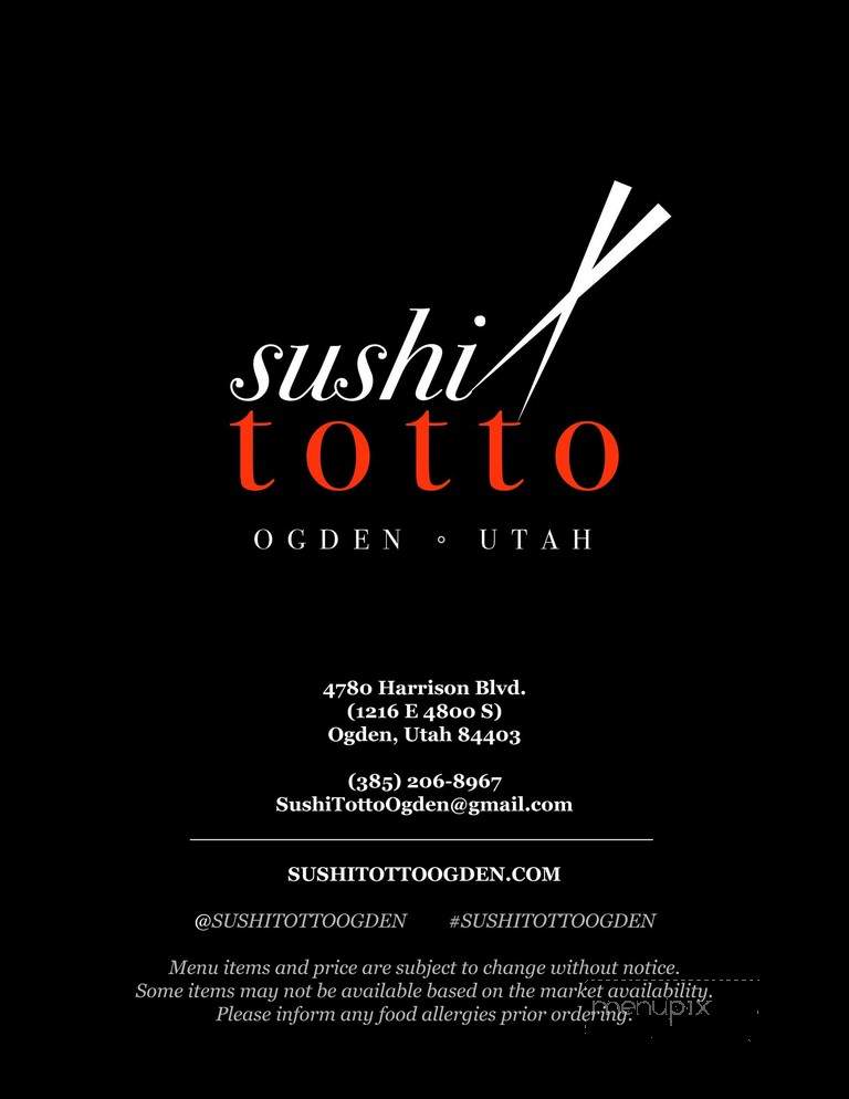 Sushi Totto - Ogden, UT