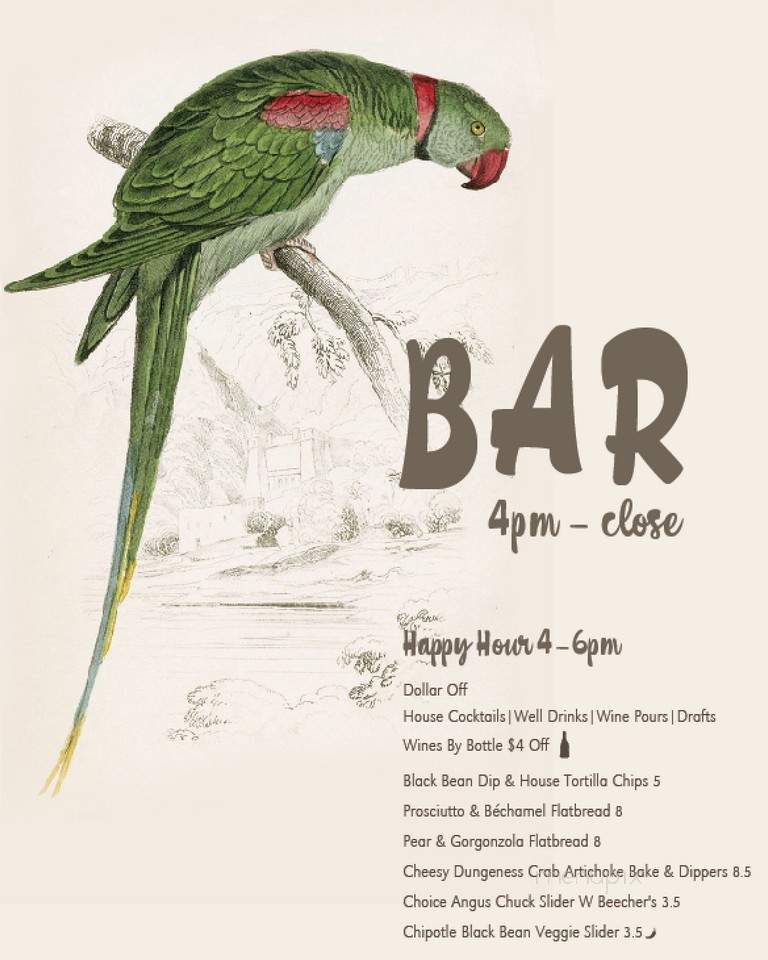 Bar Vacilando - Seattle, WA menu_pic