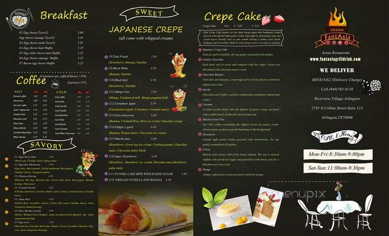 FantAsia - Arlington, TX menu_pic