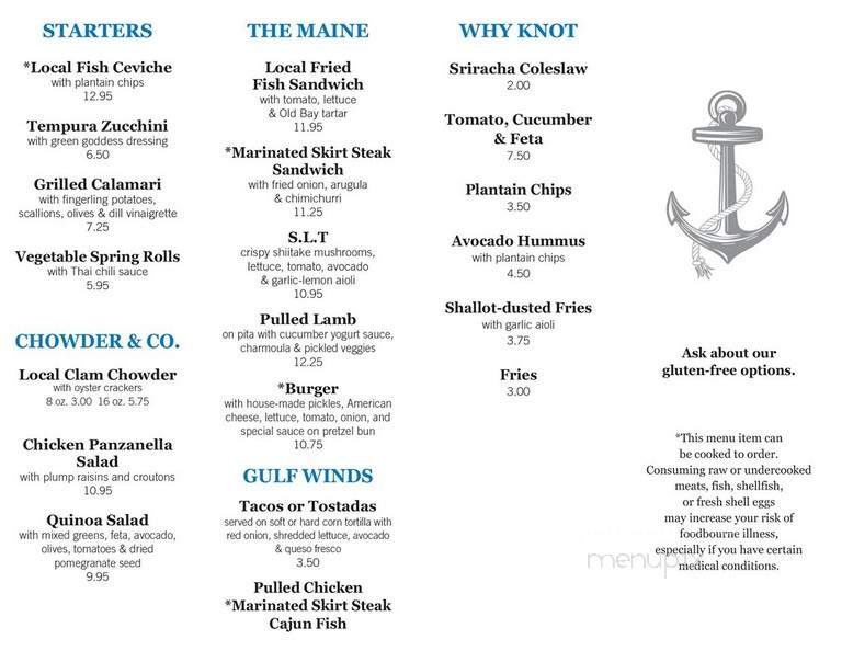 The North Fork Shack - Southold, NY menu_pic