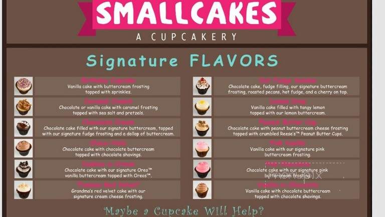 Smallcakes Dacula - Dacula, GA menu_pic