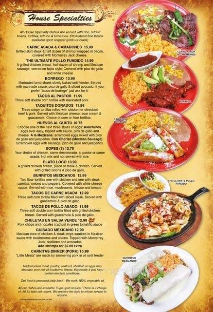 Los Po's - Holly Springs, NC menu_pic