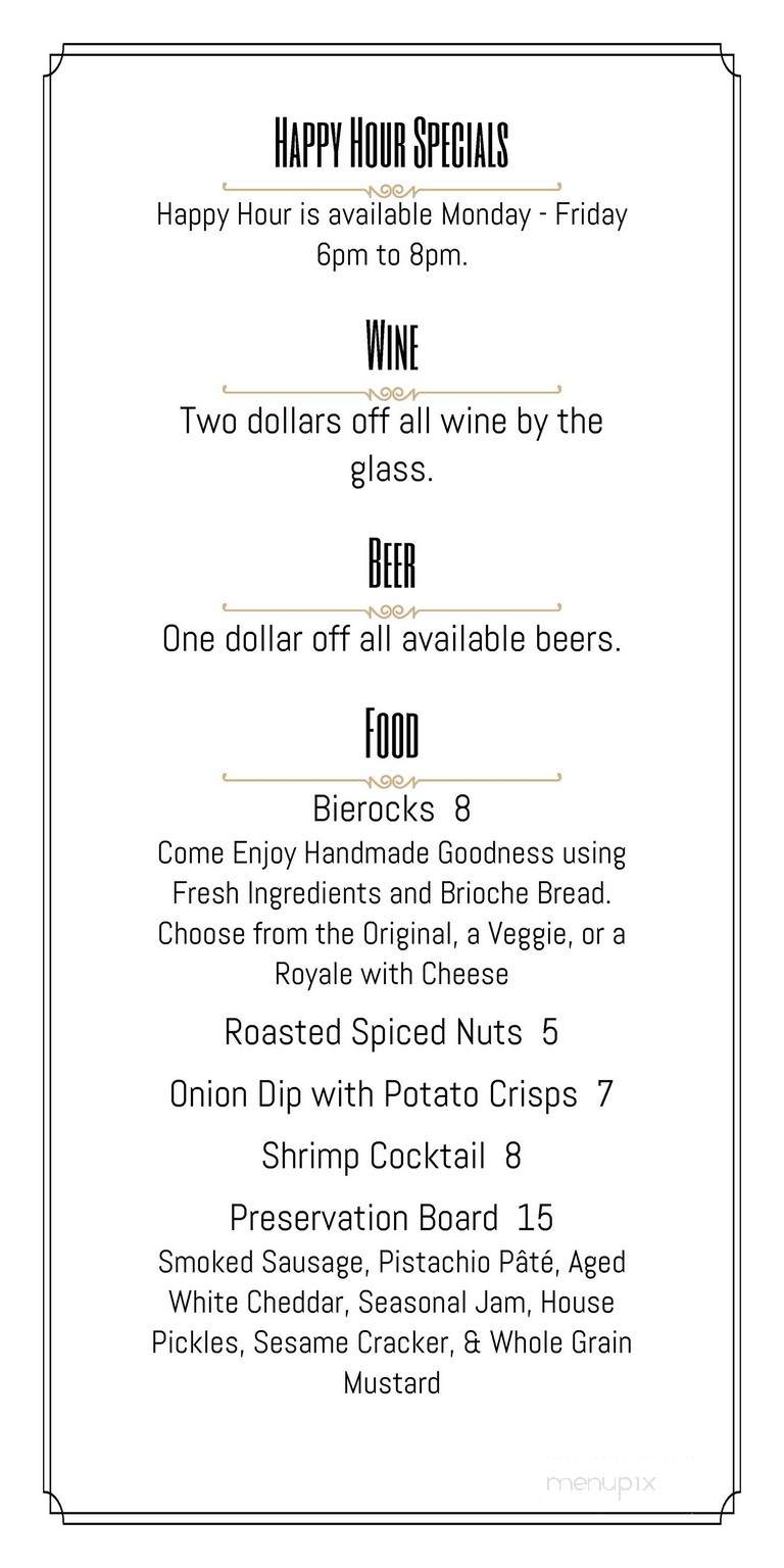 Dockum - Wichita, KS menu_pic