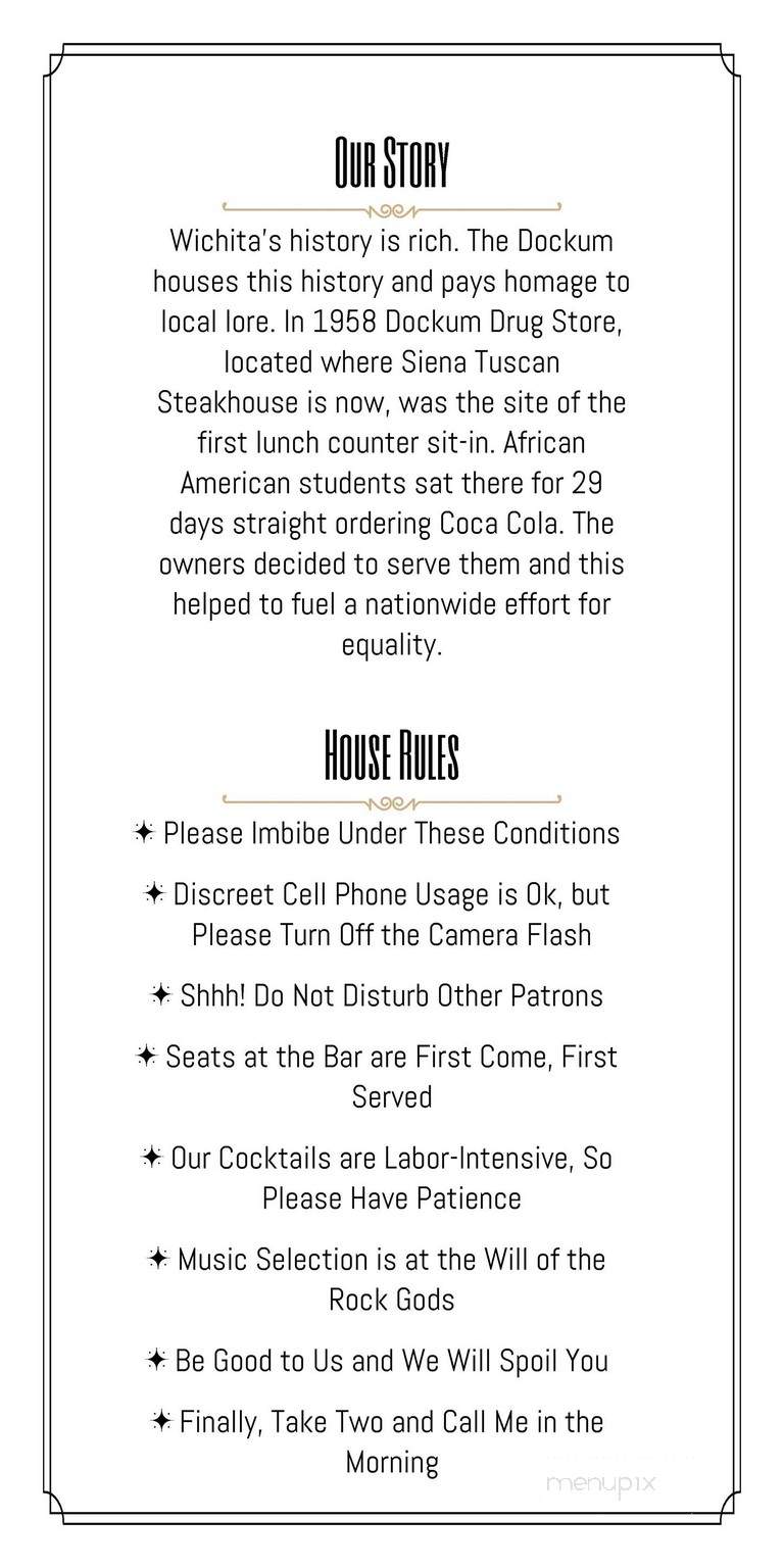 Dockum - Wichita, KS menu_pic