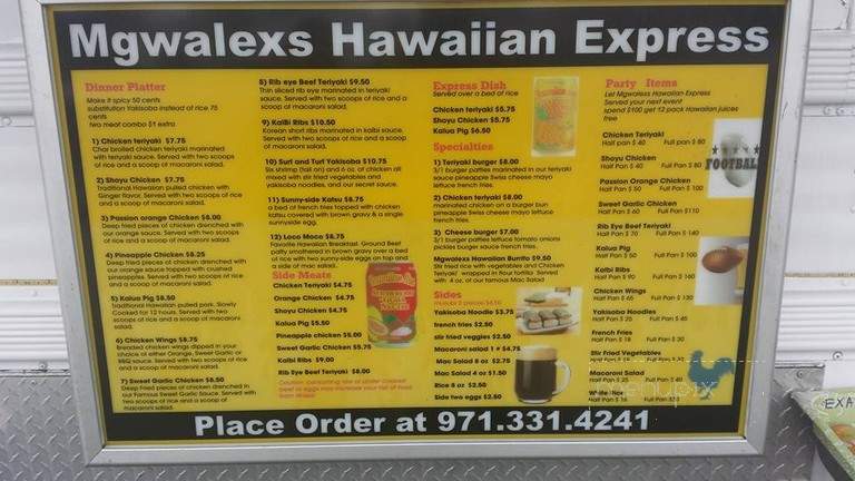 Mgwalexs Hawaiian Express - Portland, OR
