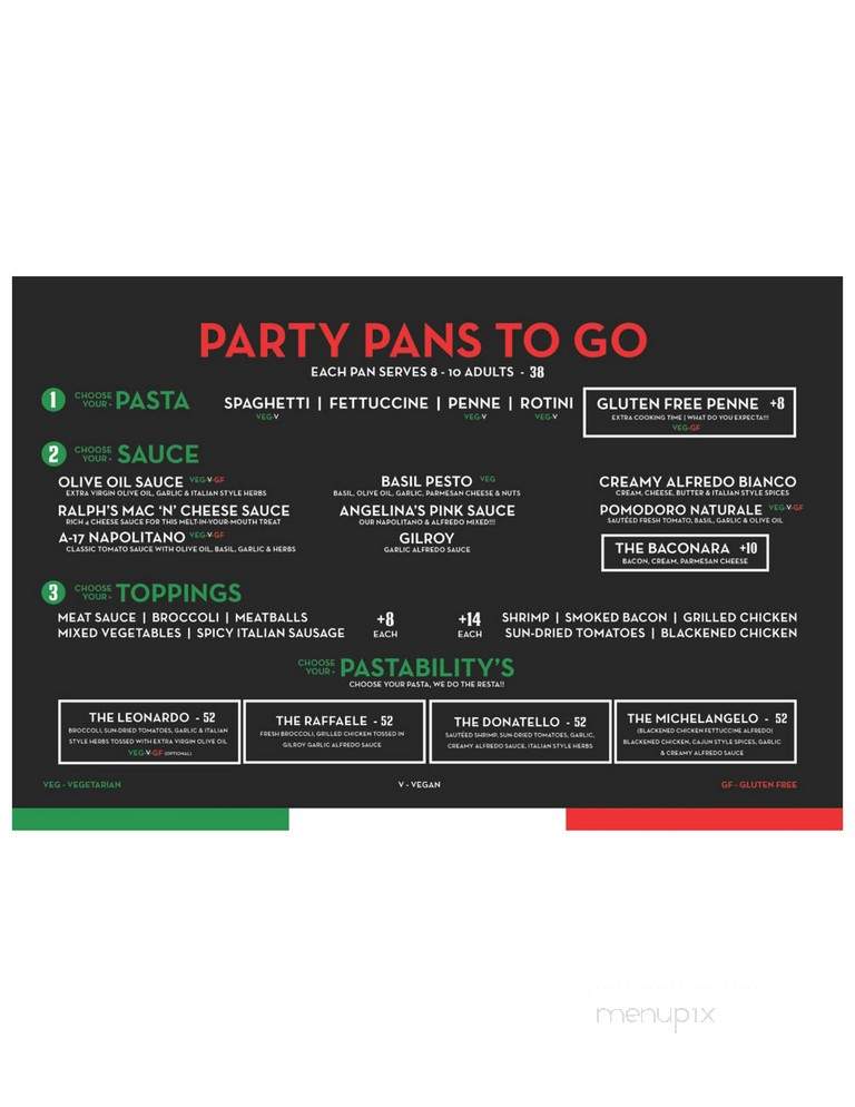 Pastability's - Salinas, CA menu_pic