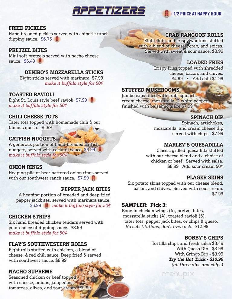 Bobby's Place - St. Louis, MO menu_pic