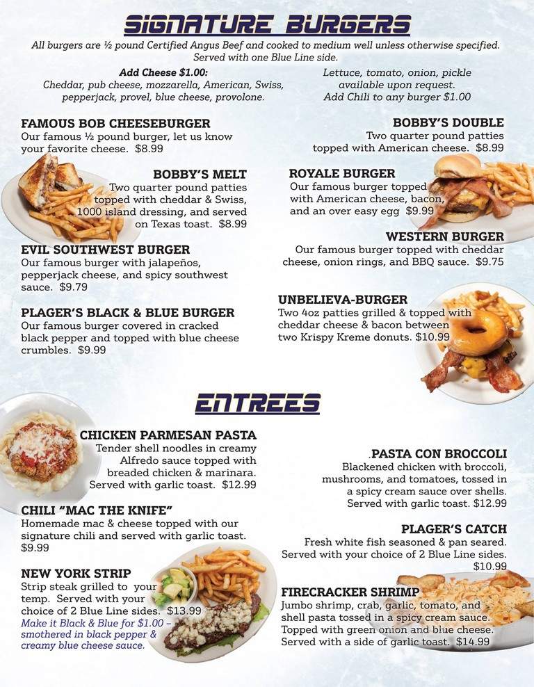 Bobby's Place - St. Louis, MO menu_pic