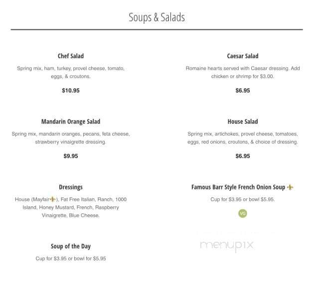 Circa STL - Des Peres, MO menu_pic