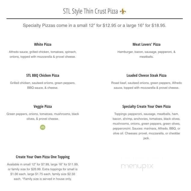 Circa STL - Des Peres, MO menu_pic