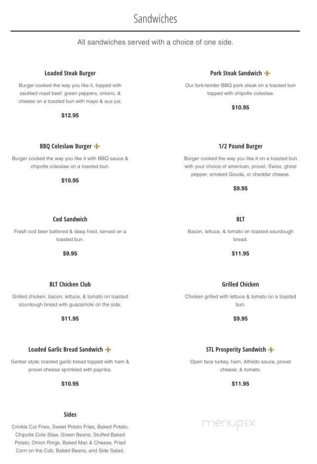 Circa STL - Des Peres, MO menu_pic