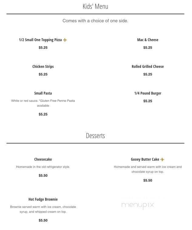 Circa STL - Des Peres, MO menu_pic