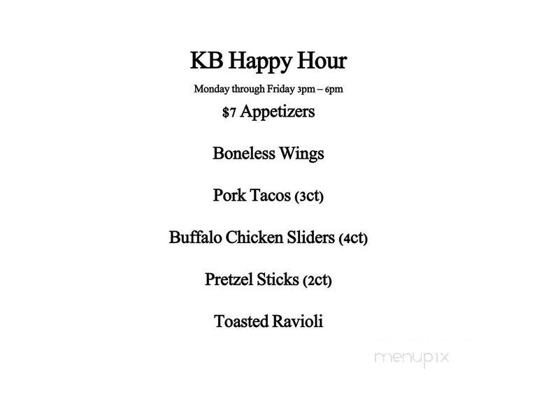 Kirkwood Brewhouse - St Louis, MO menu_pic