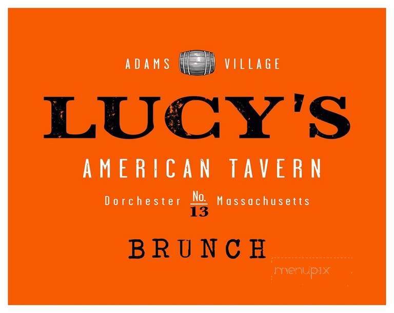 Lucy's American Tavern - Dorchester Center, MA menu_pic