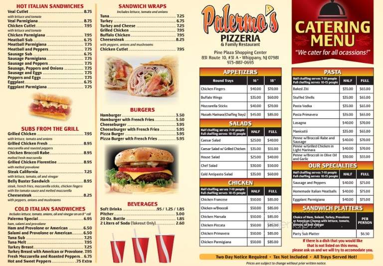 Palermo's Pizzeria & Family Restaurant - Whippany, NJ