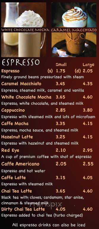 Kowee Coffee - Sacaton, AZ menu_pic
