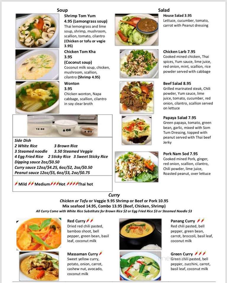 Thai in the Box Restaurant - Conyers, GA menu_pic