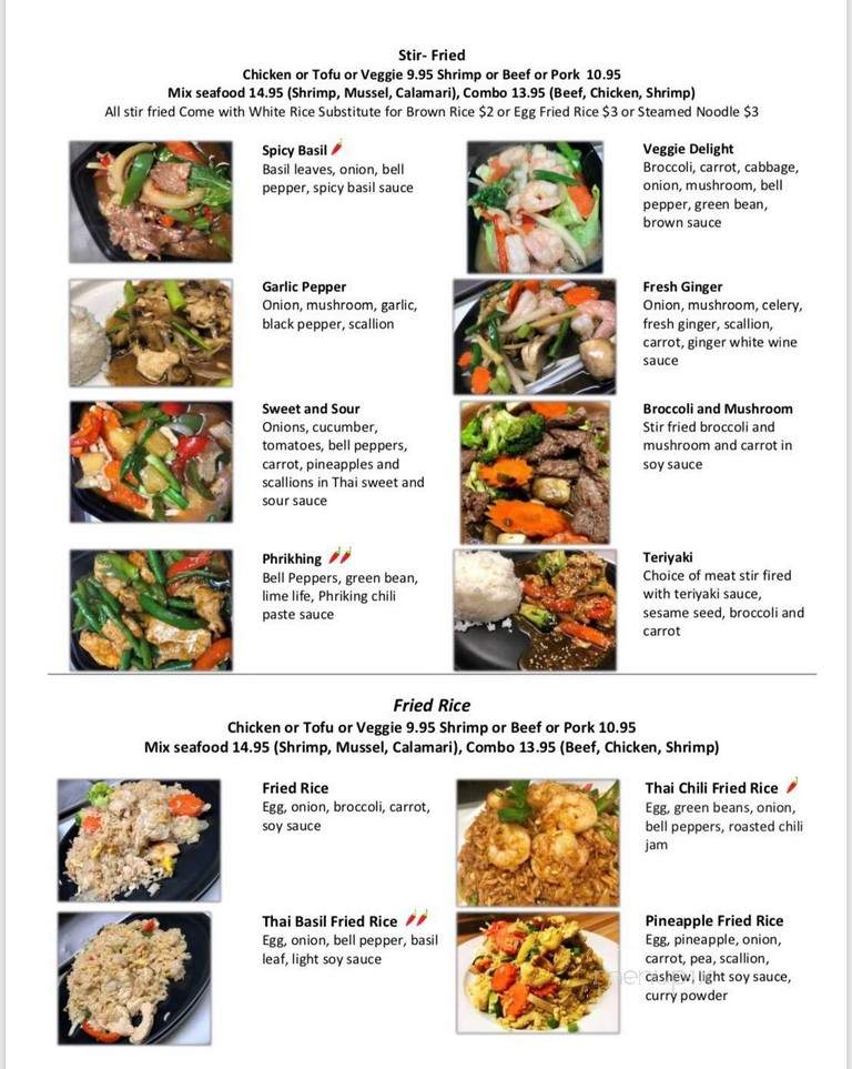 Thai in the Box Restaurant - Conyers, GA menu_pic
