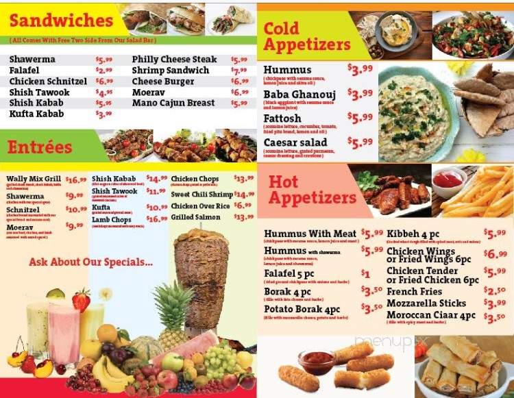 Schnitzel Express - Clifton, NJ menu_pic
