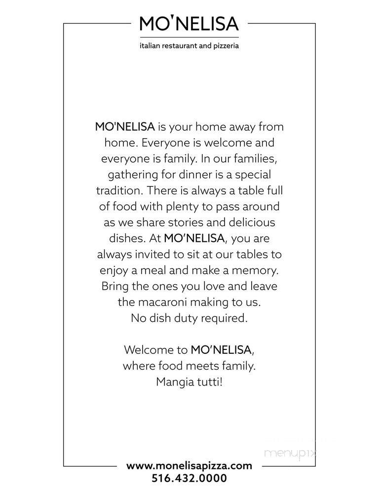 MO'NELISA - Point Lookout, NY menu_pic