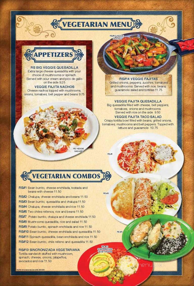 El Cazador #4 - Fayetteville, NC menu_pic