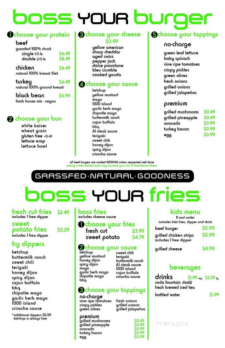 Burger Boss - Mission Viejo, CA menu_pic