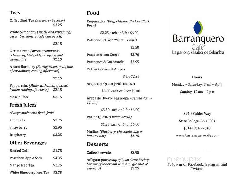 Barranquero Cafe - State College, PA