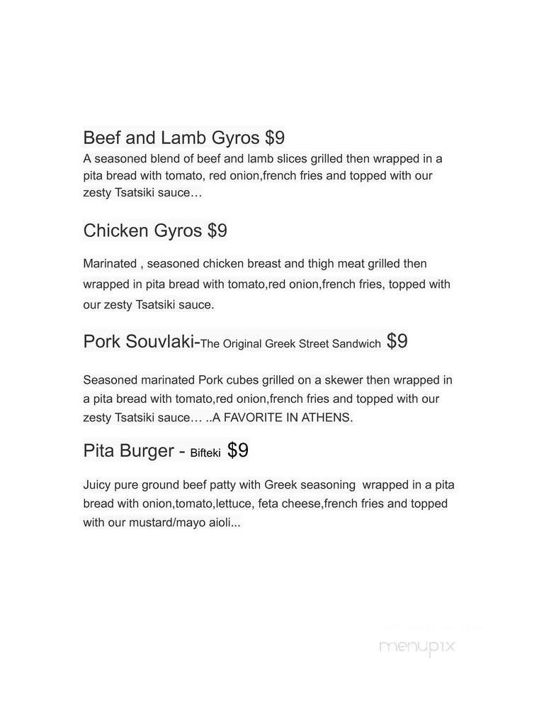Spyros Gyros - Van Nuys, CA menu_pic