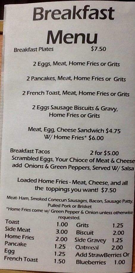 Metro Deli & BBQ - Pensacola Beach, FL menu_pic