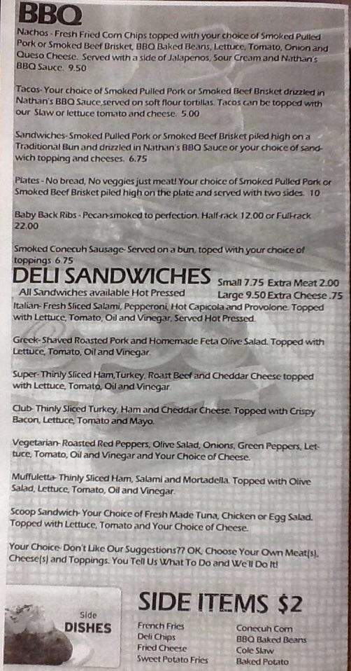 Metro Deli & BBQ - Pensacola Beach, FL menu_pic