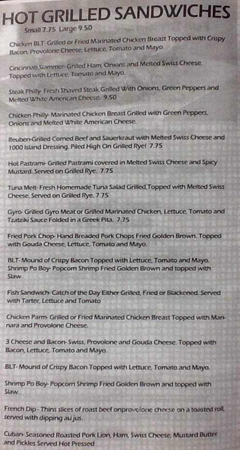 Metro Deli & BBQ - Pensacola Beach, FL menu_pic