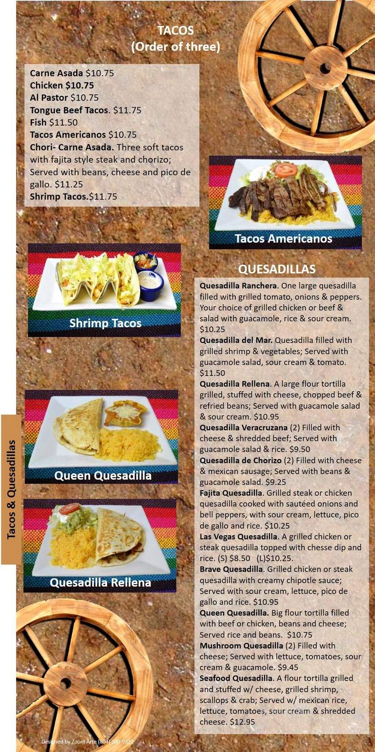 Amigos Authentic Family Restaurant - Richmond, VA menu_pic