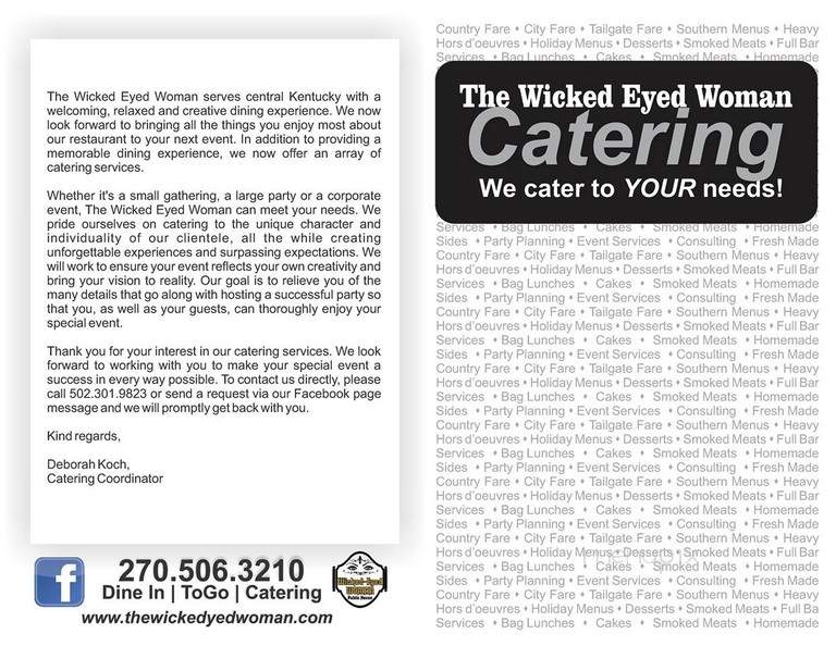 The Wicked Eyed Woman - Elizabethtown, KY menu_pic