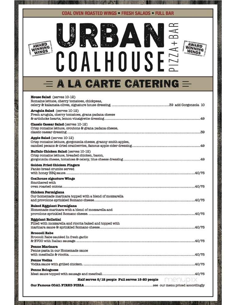Urban Coalhouse Pizza + Bar - Hoboken, NJ