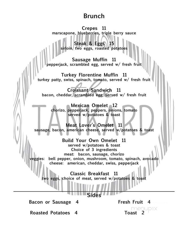 The Tankard - Chicago, IL menu_pic