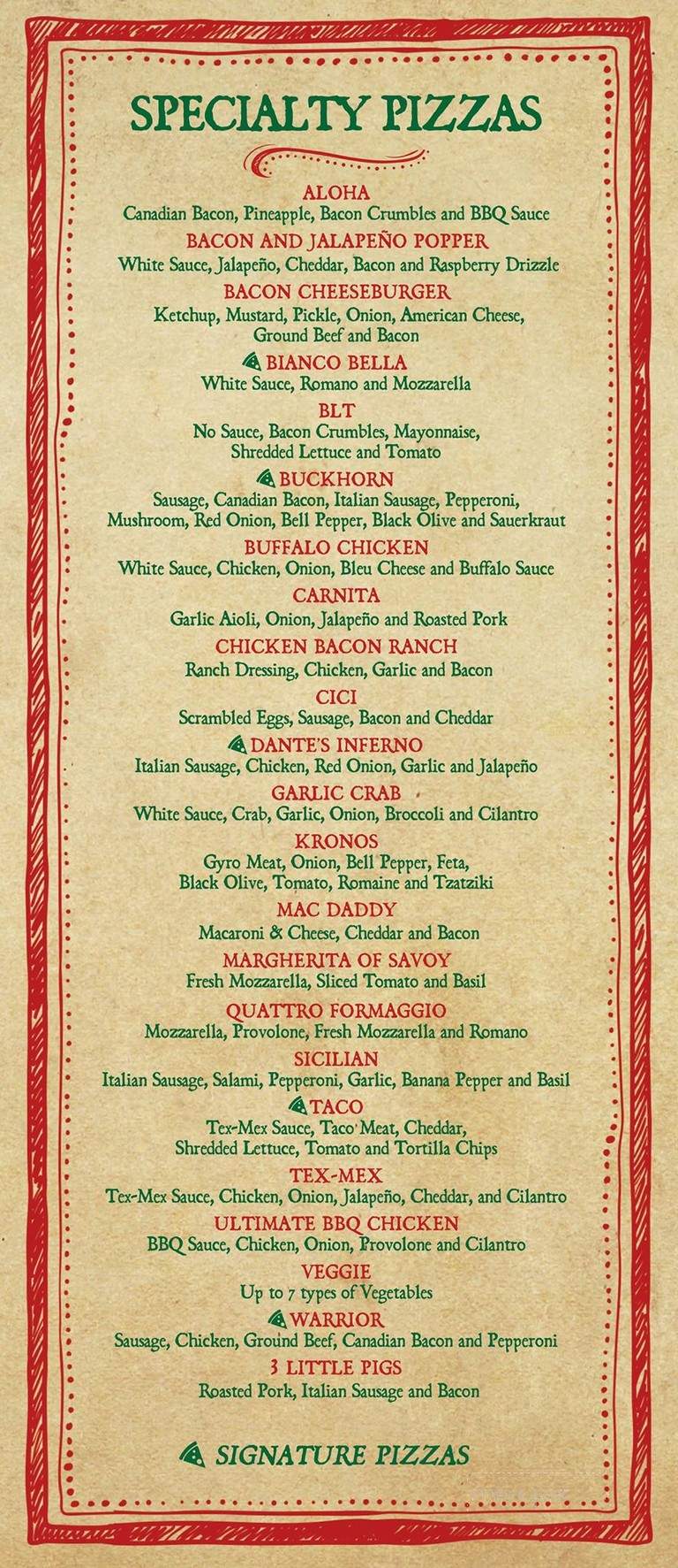 Johnny's Pizza and Slices - Davenport, IA menu_pic