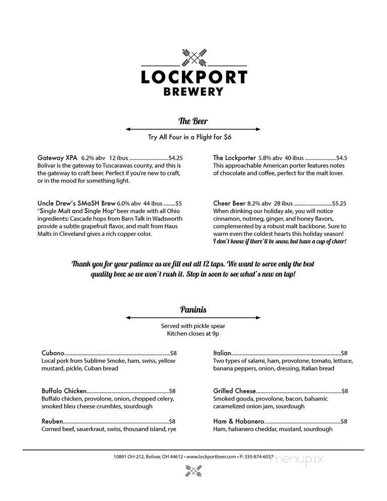 Lockport Brewery - Bolivar, OH