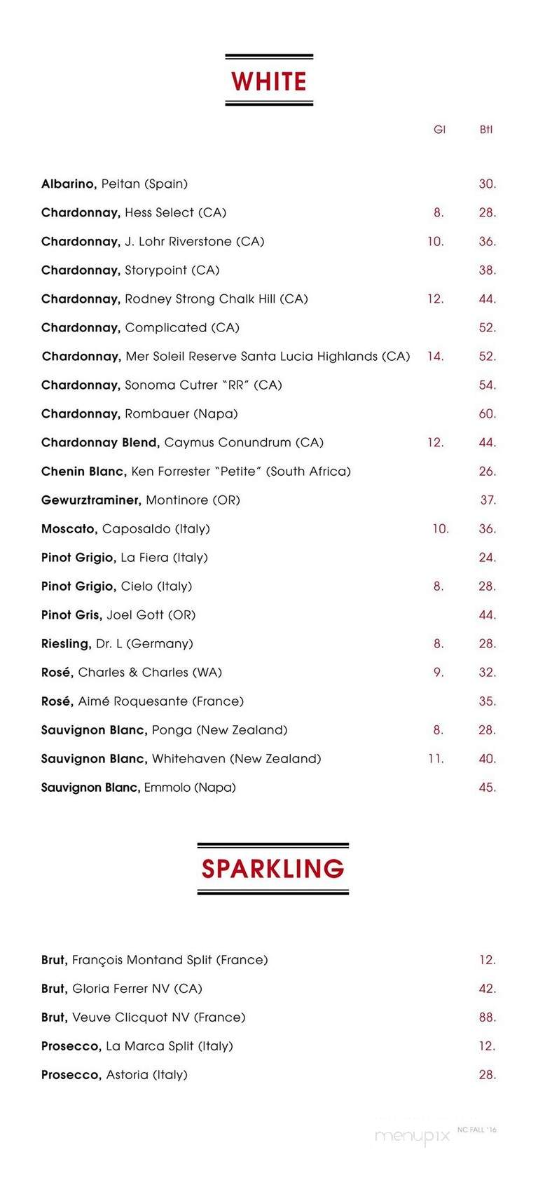 Burtons Grill & Bar - Charlotte, NC menu_pic