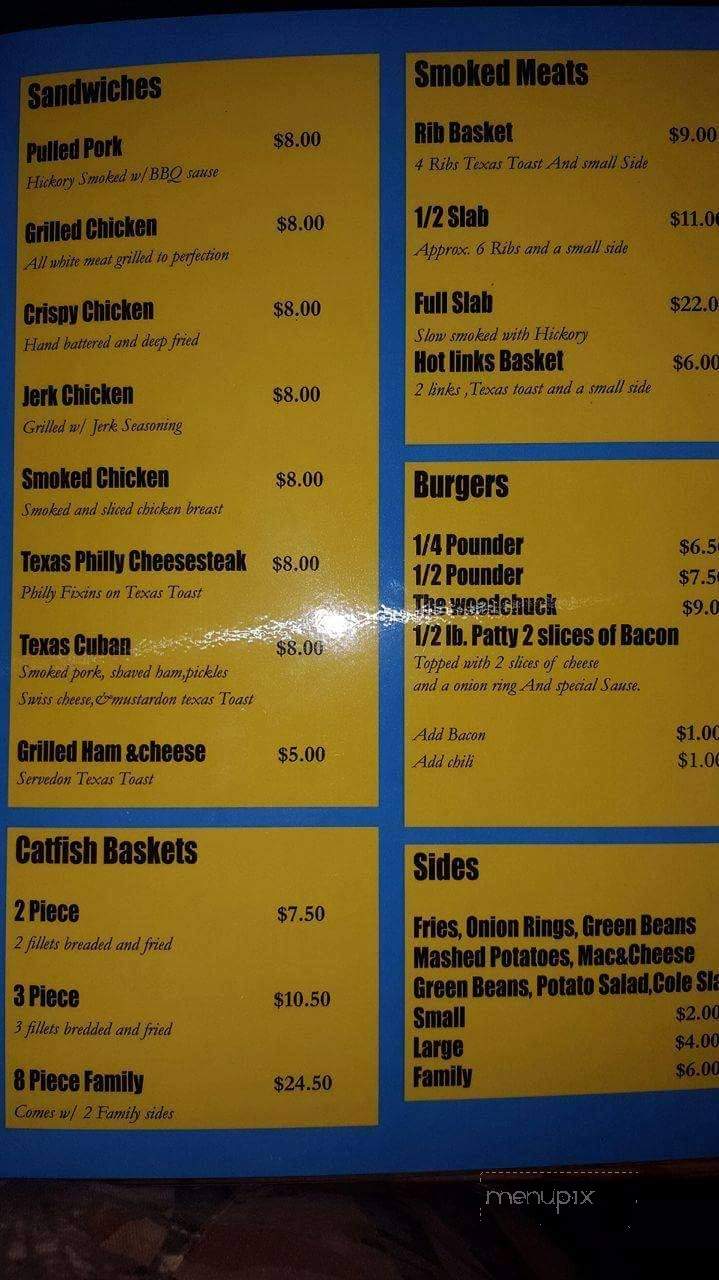 The Bar - Winfield, KS menu_pic