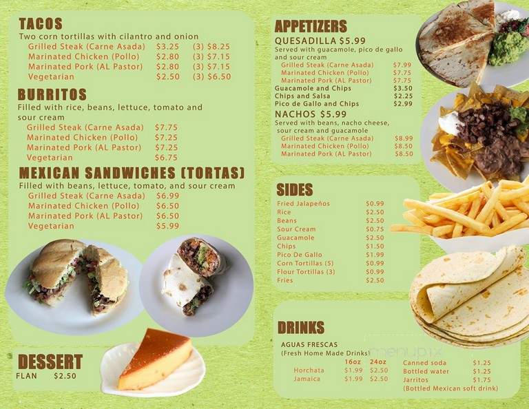 Los Amigos Restaurant - Evans Mills, NY menu_pic