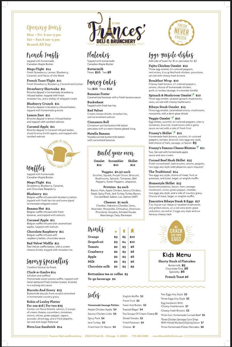 Bollitos - Chicago, IL menu_pic
