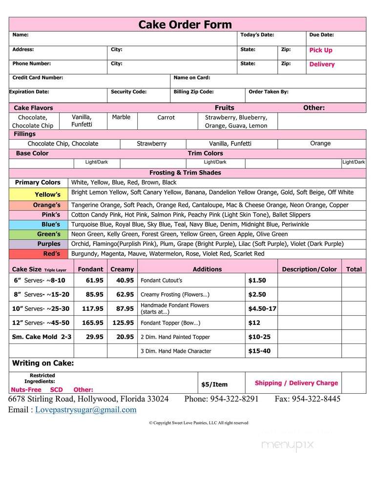 Got Bake - Hollywood, FL menu_pic