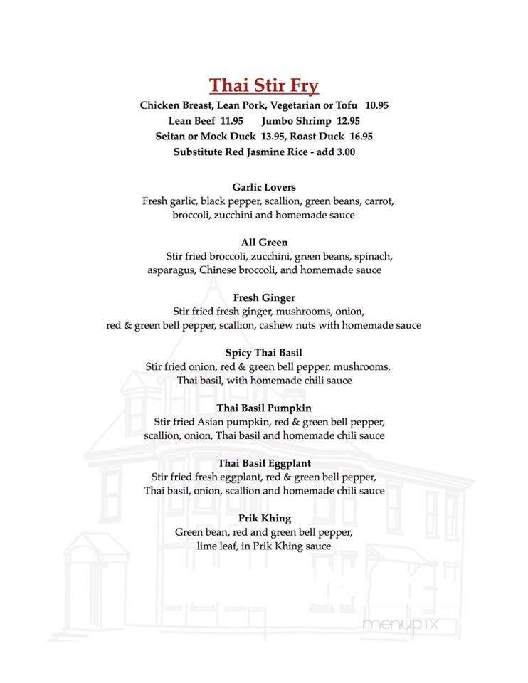 1001 Thai - Easton, PA menu_pic
