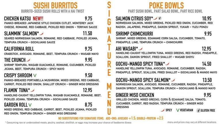 Hai Street Kitchen & Co - Philadelphia, PA menu_pic