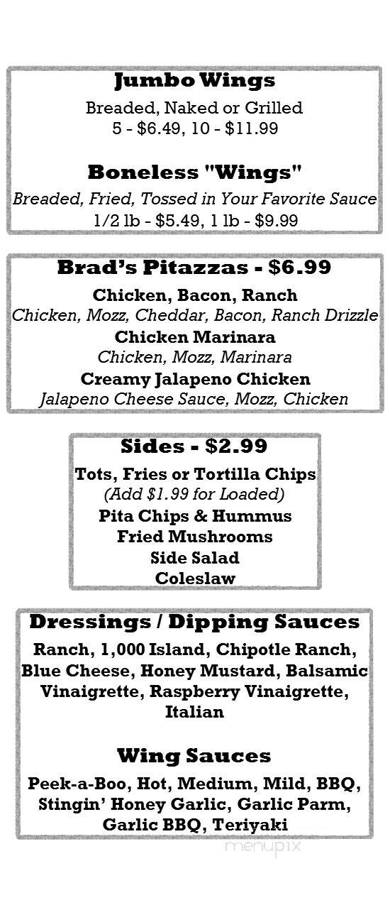 Average Joe's Bar & Grille - Largo, FL menu_pic
