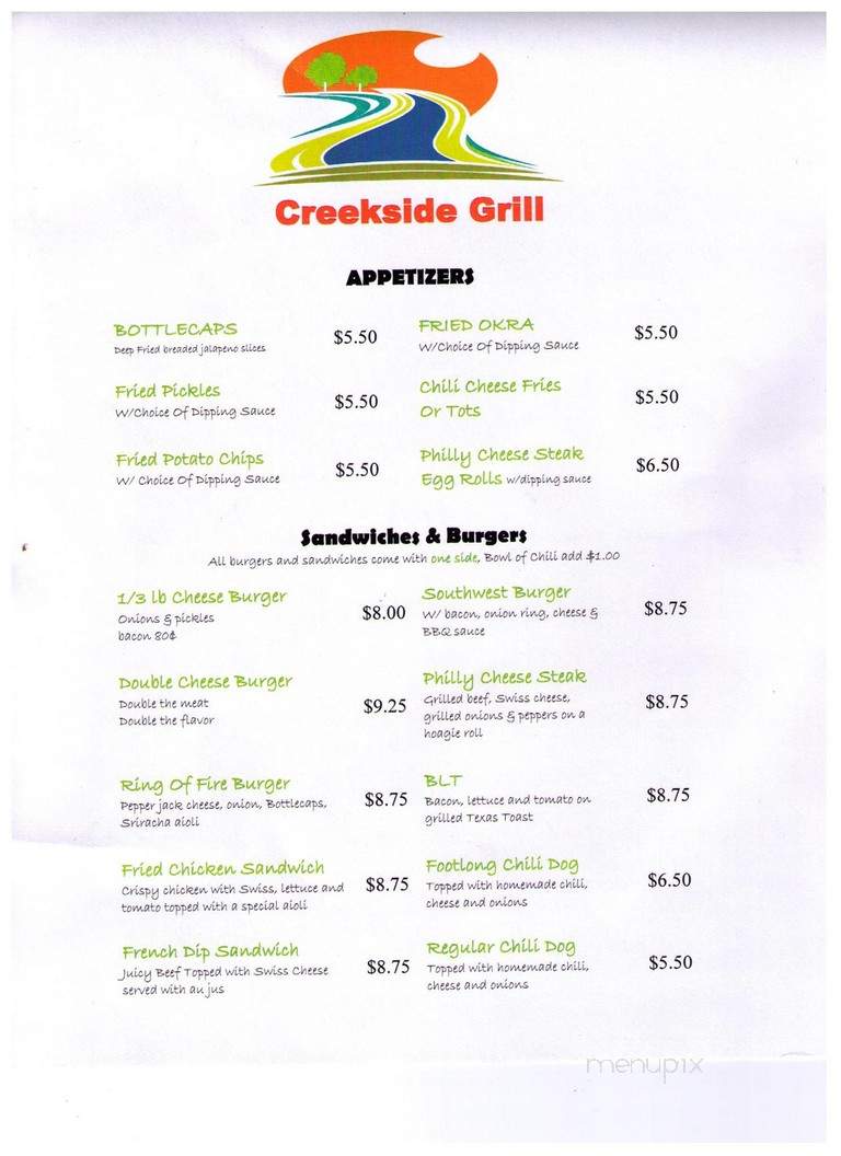 Creekside Grill - Eminence, MO