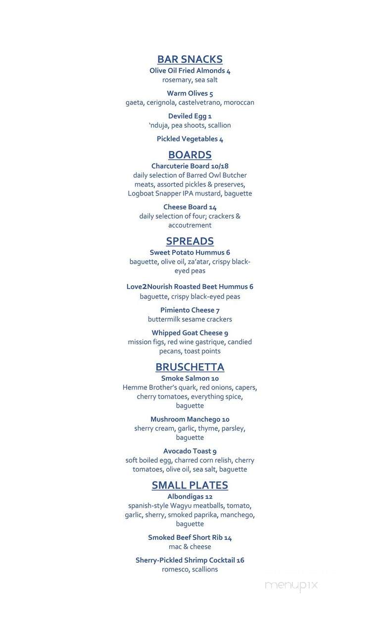 BarVino - Lincoln, NE menu_pic