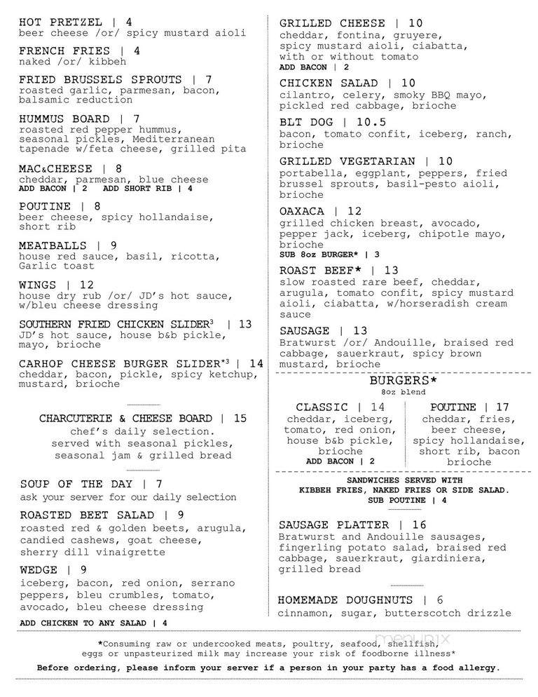 The Ginger Man - Boston, MA menu_pic
