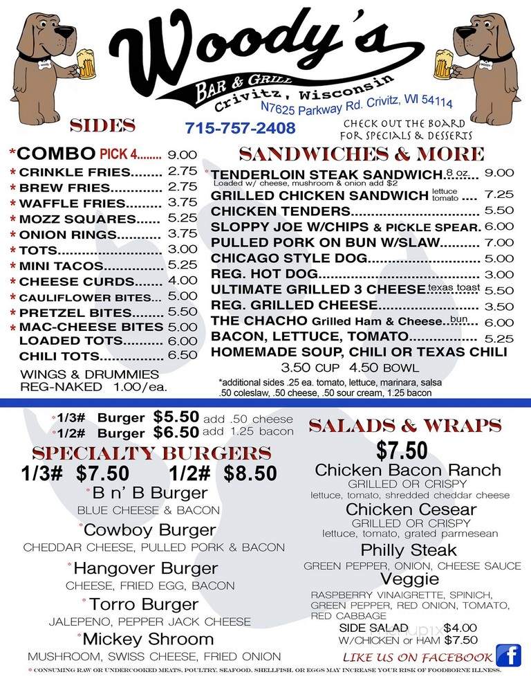 Woody's Bar and Grill - Crivitz, WI